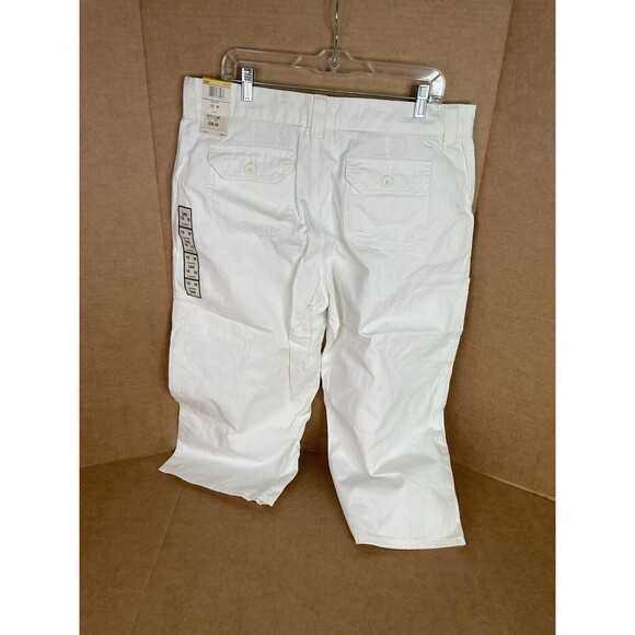 New Lee Womens Capris Size 18M, White, NWT MSRP $38 - Picture 5 of 10
